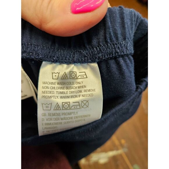 Women with Control Blue Stretch Skinny Pants Lacey Ankle Womens Size XS - Picture 6 of 9